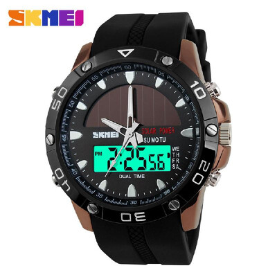 

SKMEI 2016 New Mens Brand Fashion Running Sports Watch LED Digital Stopwatch Multi-functional Outdoor Military Dress Wristwatch C