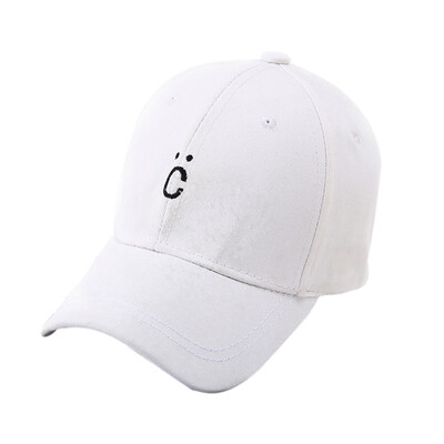 

Children Boys Girls Hats Adjustable Sun Protection Cartoon Smile Embroidery Pattern Casual Visors Caps For girl boy