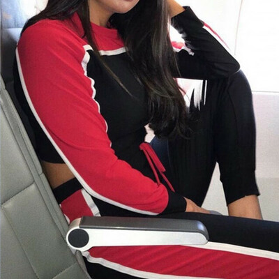 

Women 2PCS Tracksuits Hooded Sport Lounge Wear Ladies Tops Suit Plus Size
