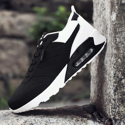 

Increased fashion mens shoes Leather PU cushion sports shoes running shoes