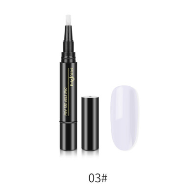 

12 Colors Gel Nail Varnish Pen Newest Glitter Soak Off Nail Polish Convenient UV Nail Art Gel Glue Long Lasting