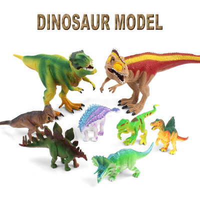 

YIWULAEnvironmental Plastic 8pcs Lifelike Dinosaur Model Animals Kid Toy