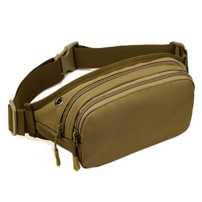 

Men Tactical Waterproof Waist Fanny Packs Bum Belt Bag Nylon Military Travel Hiking Climbing Outdoors Sports Pouch Sling Bag