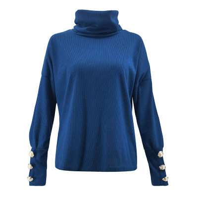 

Womens Oversized Chunky Sweaters Casual Batwing Sleeve Turtleneck Loose Knitting