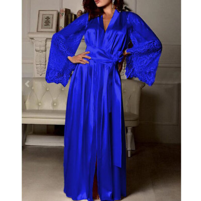 

Women Sexy Sleepwear Nightgown Satin Silk Babydoll Lace Robes Sleep Dress Skirt