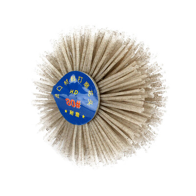 

〖Follure〗Flower Head Abrasive Nylon Wheel Wooden Polishing Brush 6 mm Handle
