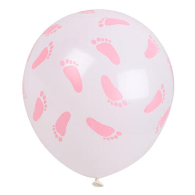 

10pcs Footprint Rubber Balloons Baby Shower Birthday Party Decoration