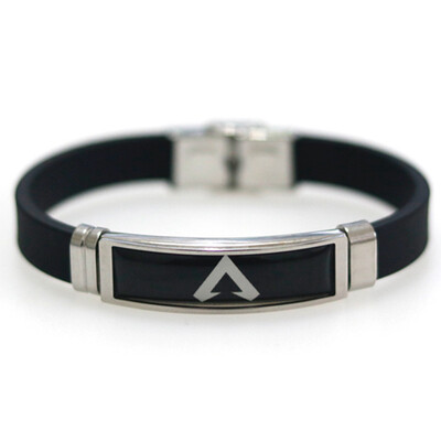 

Legend escape Game Silicone Wristband Bracelet Stainless steel Vintage