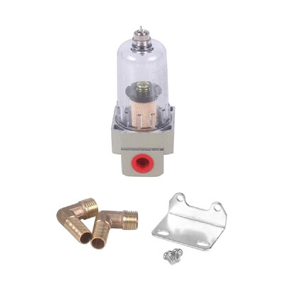 

Universal Engine Oil Catch Oil Gas Separator Filter Out Impurities with 90 Degree Adapter Auto Accessories