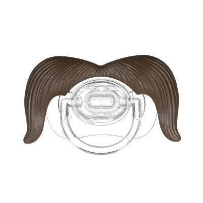 

Funny Mustache Pacifier Silicone Pacifier Mustache BPA Free for Baby Infant Newborn