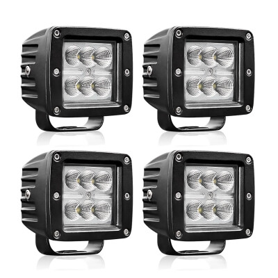 

3inch Flood LED Light Bar 24W OffRoad Bumper Pods 3X3 ATV Tractor Square Driving