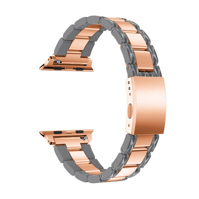 

〖Follure〗Luxury Stainless Steel Quick Release Easy Fit Wirstband For Apple Watch 4 44mm