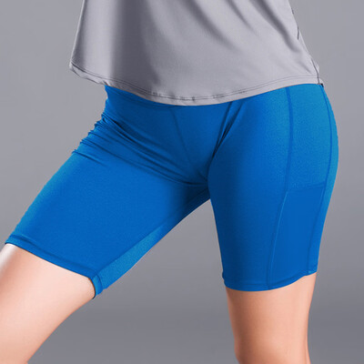 

Gobestart Womens Side Pocket Stitching Fixed Stretch Tight Fitness Running Yoga Pants