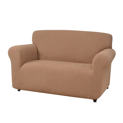 

SUPIN Jacquard Fleece Loveseat slipcover Polyester&Spandex 2 Seater Cushion Couch CoverSlipcovers Furniture Protectors 7375