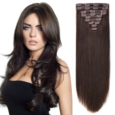 

BHF Hair Clip In Human Hair Extensions Machine Made Remy Hair 7pcsset Clip Ins 120g Brazilian Hair Extensions