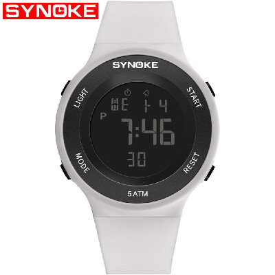 

SYNOKE 9199 Sport Watch LED Digital Watch Alarm Luminous Second Timing Waterproof Sport Band