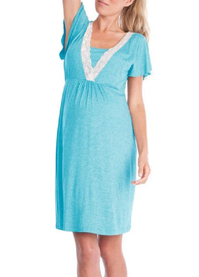 

Soft&Comfy Maternity Lactation House Wearing Dress