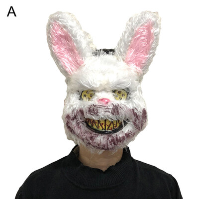 

Halloween Bloody Rabbit Bear Mask Horror Masquerade Party Cosplay Prop Decor