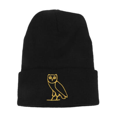 

Korean Winter Fashion Embroidery Cartoon Owl All-Match Leisure Knit Cap