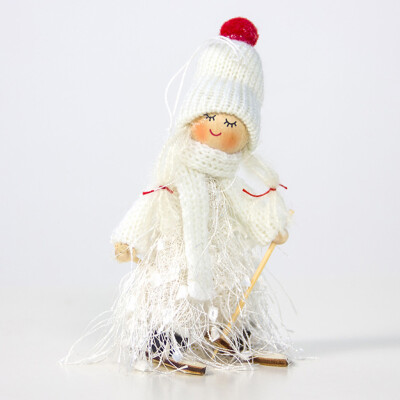 

Ski Girl Doll Snowman Christmas Ornament Xmas Tree Pendant Hanging Toy Decor New