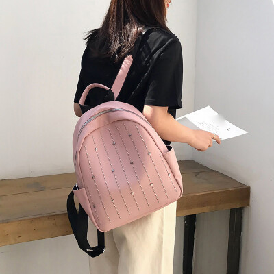 

Tailored New Designer Fashion Women Backpack Stars Soft Multi-Function Small Backpack