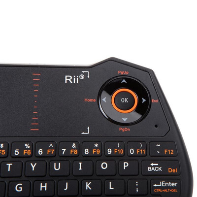 

Rii® mini i28 24G Portable Wireless Voice Touchpad Air Mouse Keyboard for PC Notebook Smart TV Black