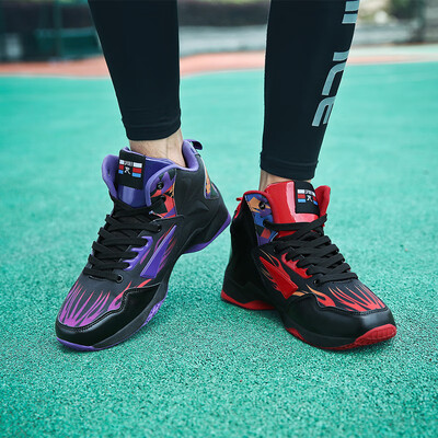 

Summer breathable canvas shoes mens new high-top basketball shoes outdoor sports shoes