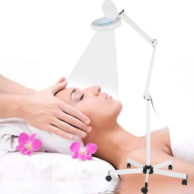 

Greensen 5X LED Lighted Magnifier Light Magnifying Stand Floor Lamp Skincare Beauty Manicure Tattoo US