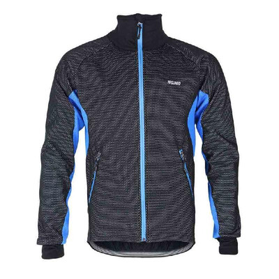

ARSUXEO Men Fleece Thermal Winter Cycling Jacket Windproof Bike Bicycle Wind Coat Clothing Casual Long Sleeve Jersey Water-resista