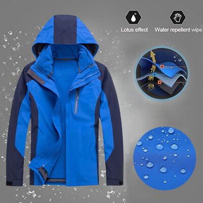 

Toponeto Men Winter Hooded Softshell Windproof Waterproof Soft Coat Shell Jacket