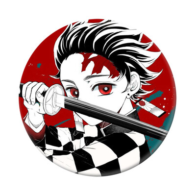 

Demon Slayer Brooch Japanese Anime Brooches & Pins for Clothes Bags Caps&Pencil Cases