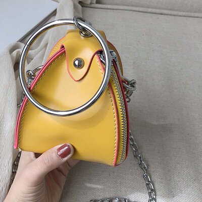

Tailored Womens Fashion Solid Color Handbag Earphone Bag Diagonal Shoulder Bag
