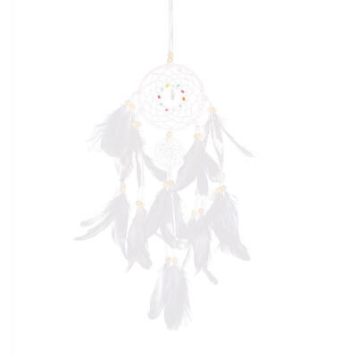 

Simple Feathers Beads Dream Catcher Net Home Wall Hanging Pendant Decor