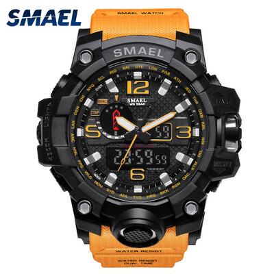 

Gobestart Casual Mens Multi-Function Dual Display Dial Outdoor Waterproof Sports Watch