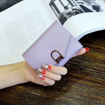 

Tailored Mini Womens Wallets Purses Short Female Coin Purse Credit Card Holder