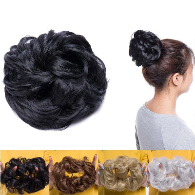 

Synthetic Hair Bun Extensions Messy Hair Scrunchies Hair Pieces for Women Hair Donut Updo Ponytail