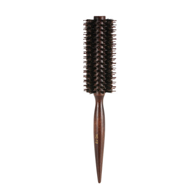 

1pc Round Comb Bristle Hair Brush Comb Quiff Roller Curling Rolling Brush DIY Hairdressing Tool With Wood Handle