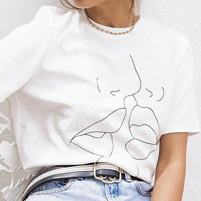 

Nomeni Womens Plus Size Summer Casual Round Neck Top T-Shirt Womens Shirt
