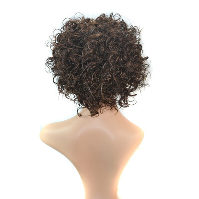 

Gobestart Density Natural Hairline Women Sprial Spring Curls Kinky Synthetic Lace Wig
