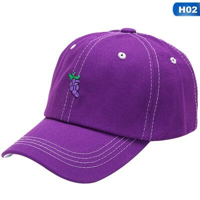 

Creative Fashion New Fruit Embroidered Baseball Cap Couple Style Street Duck Tongue Cap