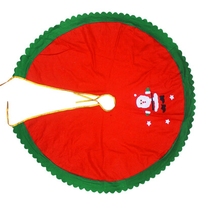 

6090cm Santa Claus Christmas Tree Skirt Xmas Holiday Decoration Ornament Home Party Tree Skirt Mat Apron
