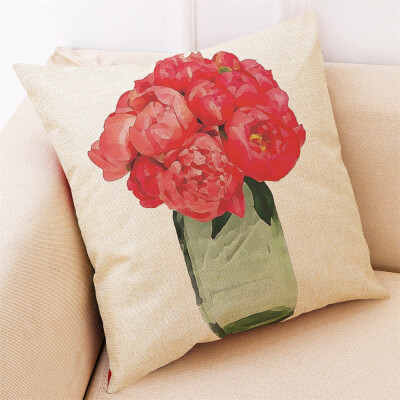 

〖Follure〗Home Decor Cushion Cover Hello Spring Throw Pillowcase Pillow Covers