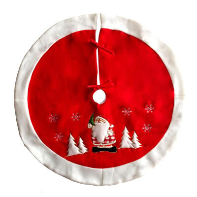 

Home Decoration Christmas Pattern Embroidered Christmas Tree Skirt