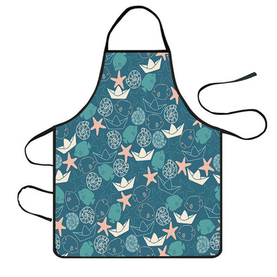 

Toponeto Home Women Waterproof Cute Cartoon Kitchen Restaurant Cooking Bib Apron Aprons