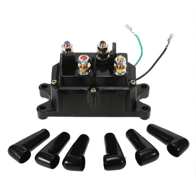 

12V solenoid relay contactor winch rocker switch thumb for ATV UTV universal kit
