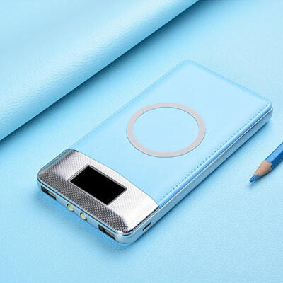 

12000 Mah Power Bank External Battery Bank Built-in Wireless Charger Powerbank Portable Wireless Charger For IPhone  M