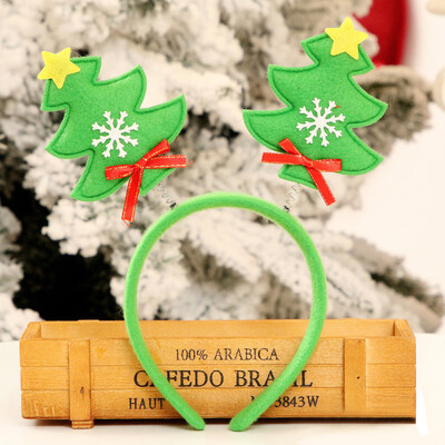 

〖Follure〗Hot Christmas Headband Santa Xmas Party Decor Double Hair Band Clasp Head Hoop