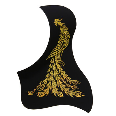 

Gold Phoenix And Dragon Pattern Acoustic Guitar Pickguard Pick Guard Sticke