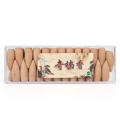 

〖Follure〗1 Box Backflow Retro Handmade Porcelain Ceramic Backflow Incense Burner Buddh