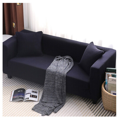 

Gobestart Simple Solid Color Muff Mtrip Thick All-inclusive Sofa Cover Three-Seat Sofa